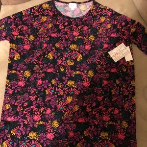 LulaRoe Irma pink floral